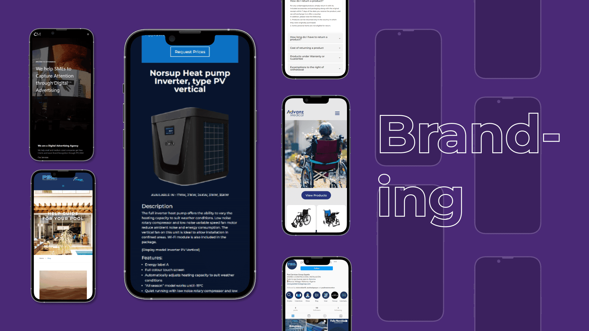 branding and mobile designs, project 2